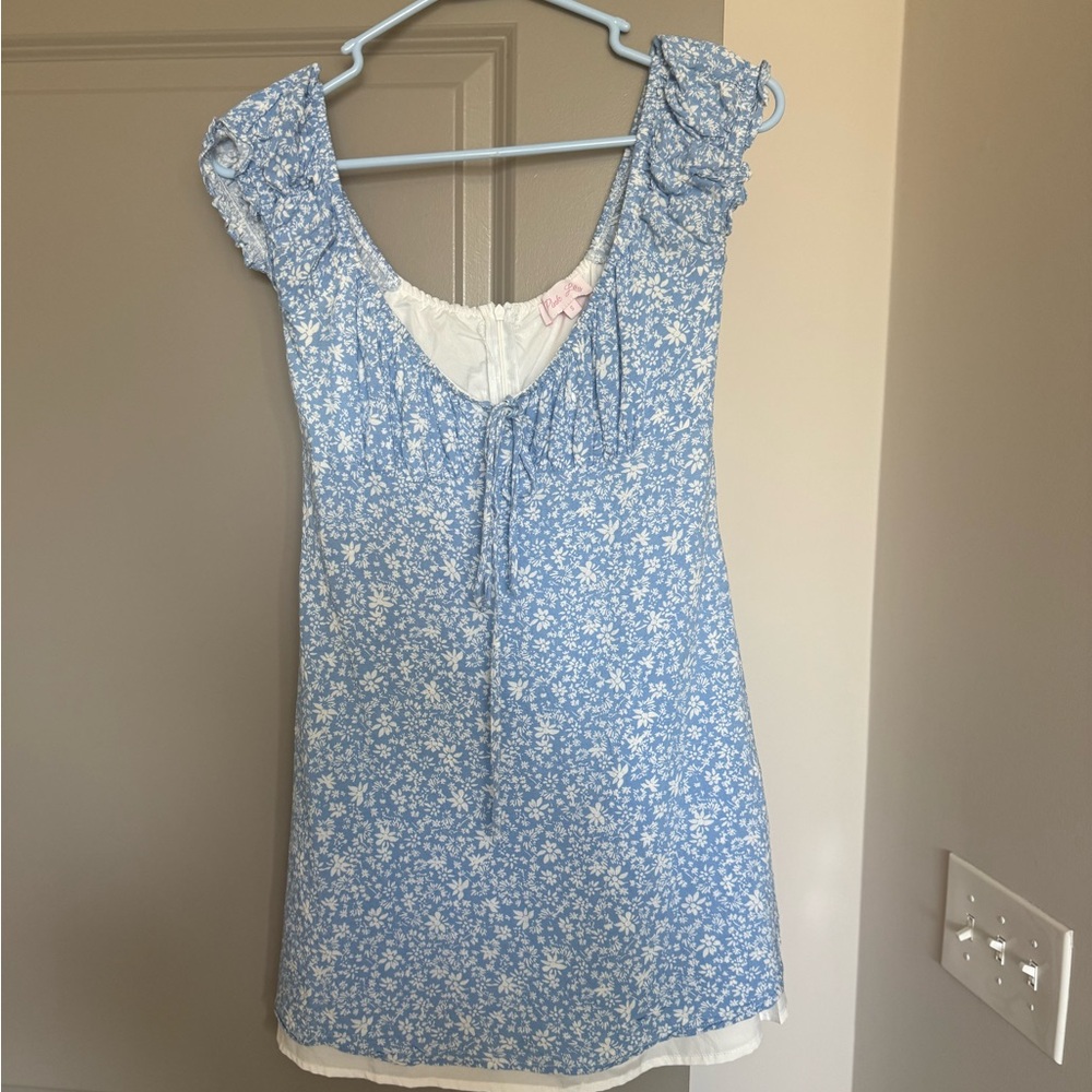 Blue Floral Dress